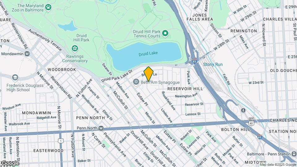 2431 Linden Ave, Unit #1 Map and Location Details