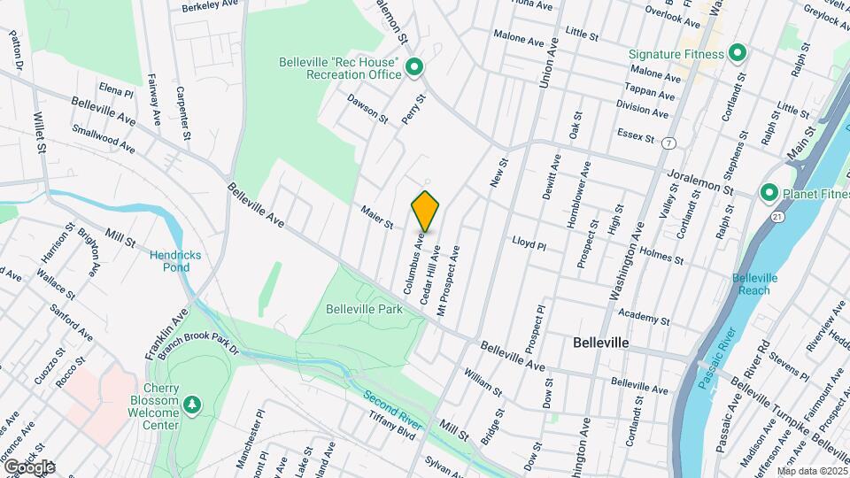 72 Columbus Ave Map and Location Details