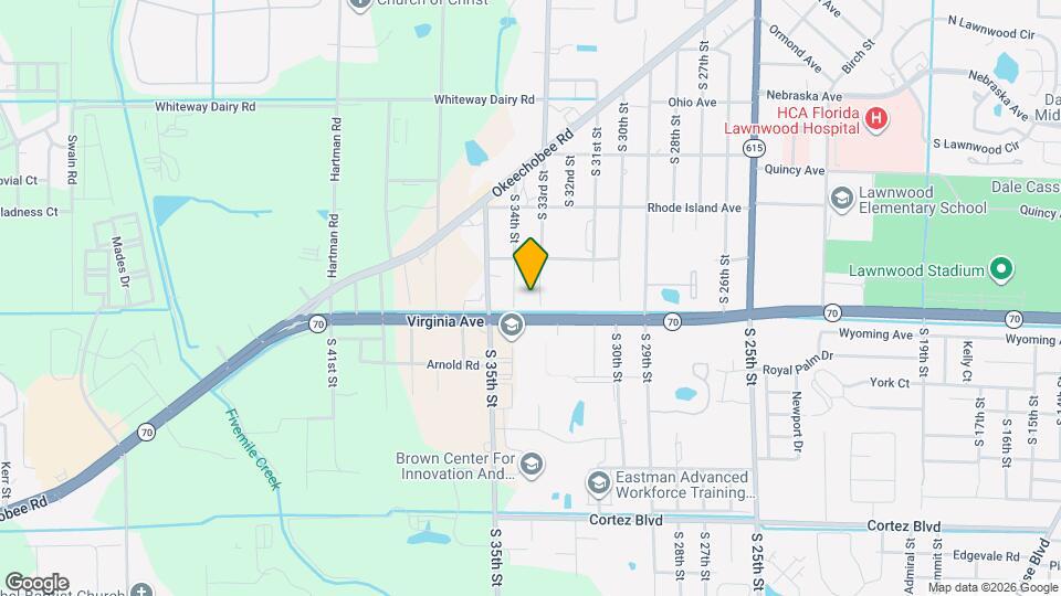 2205 S 33rd St Map and Location Details