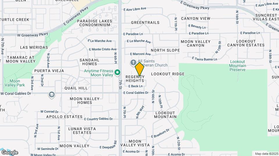 908 E Waltann Ln Map and Location Details