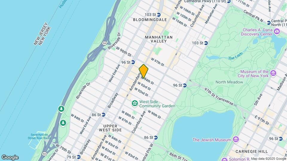 160 W 94th St Map and Location Details
