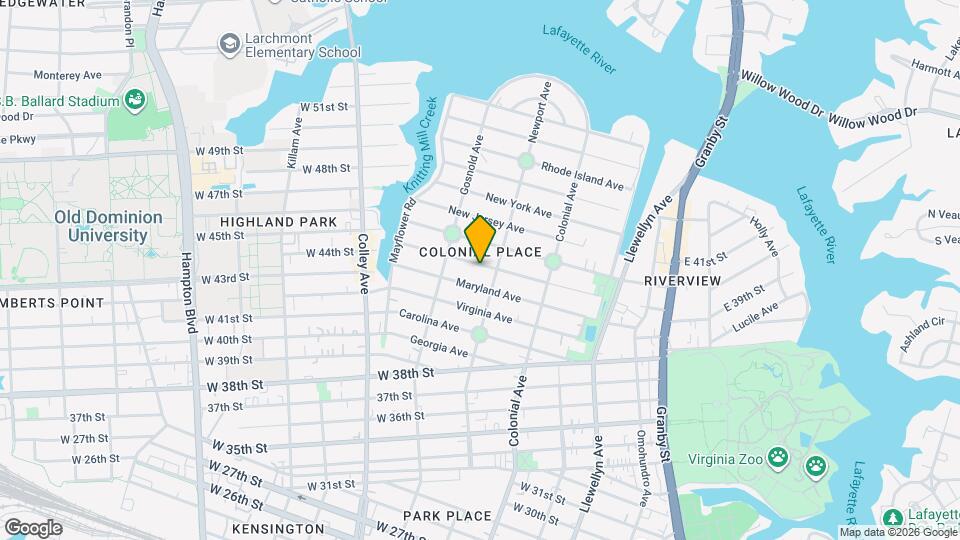 613 Pennsylvania Ave Map and Location Details