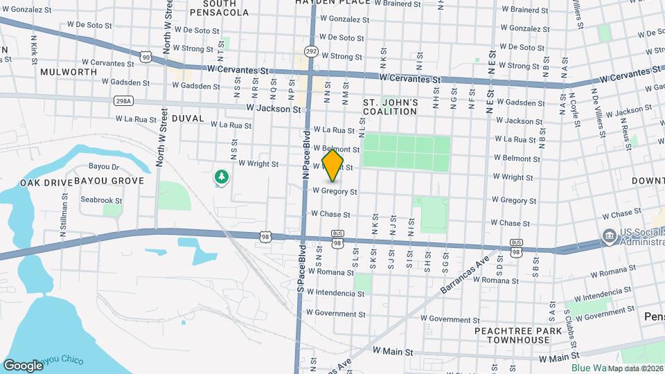 2008 W Gregory St Map and Location Details