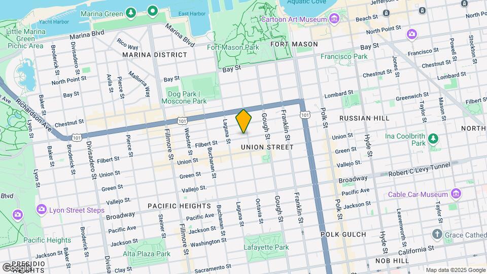1814 Filbert St Map and Location Details