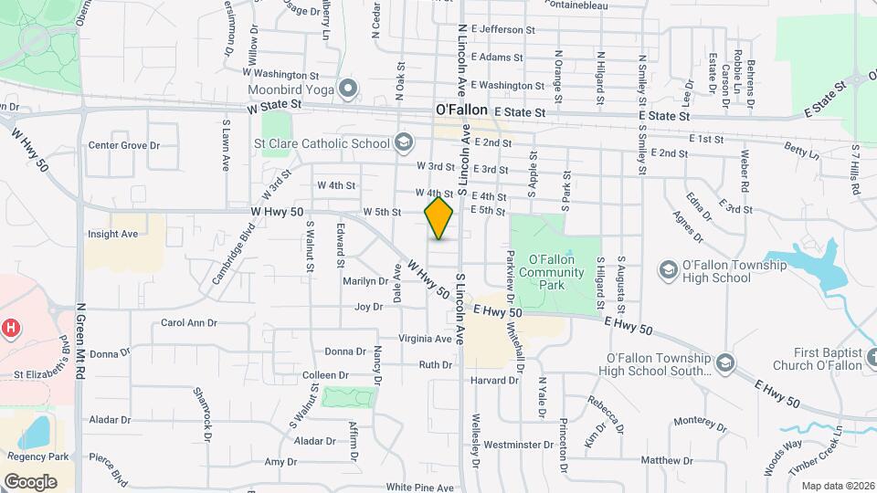 115 W 6th St Map and Location Details