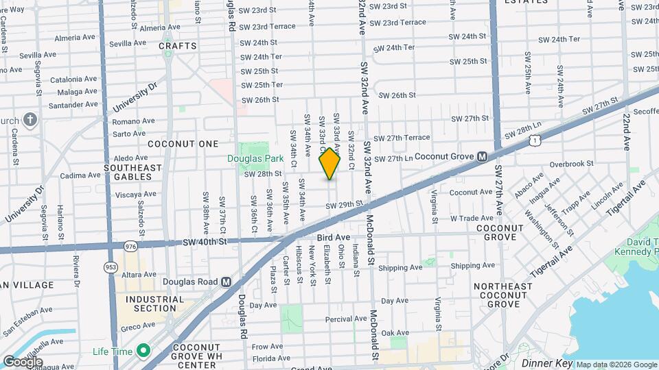 2851 SW 33rd Ct Map and Location Details