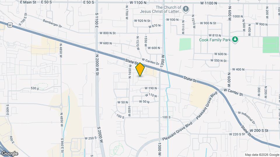 1544 W 250 N Map and Location Details