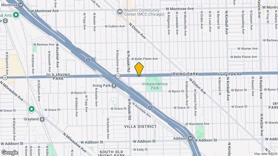 3925 W Irving Park Rd, Unit J06P Map and Location Details