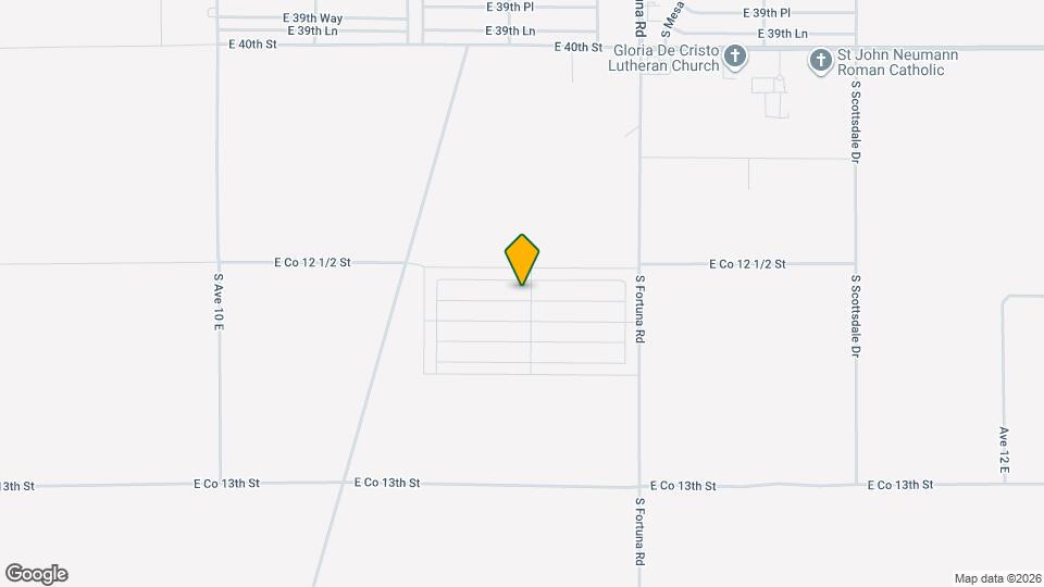 10678 E 45th Ln Map and Location Details