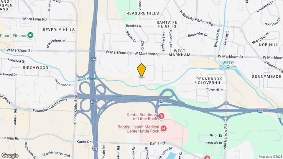 401 Oak Ln Map and Location Details