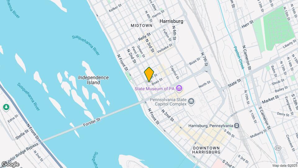 1005 N 2nd St, Unit Riverwalk House Map and Location Details