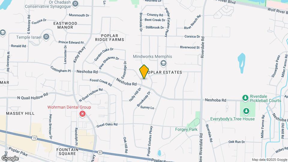 1562 Holly Hill Dr Map and Location Details