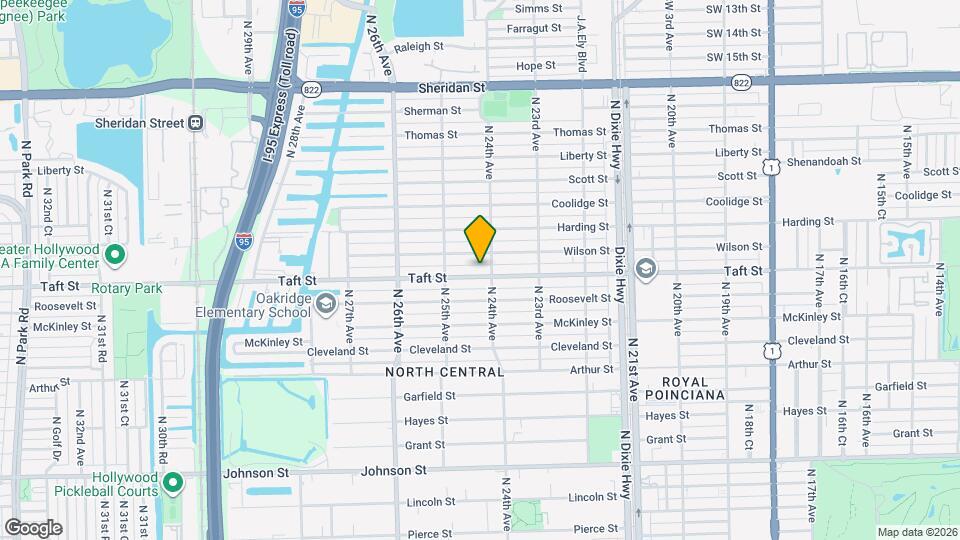 2409 Taft St Map and Location Details