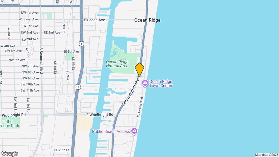 5903 N Ocean Blvd Map and Location Details
