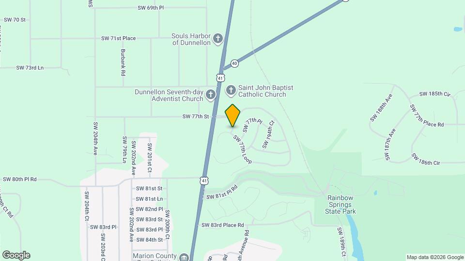 7789 SW 196th Terrace Map and Location Details
