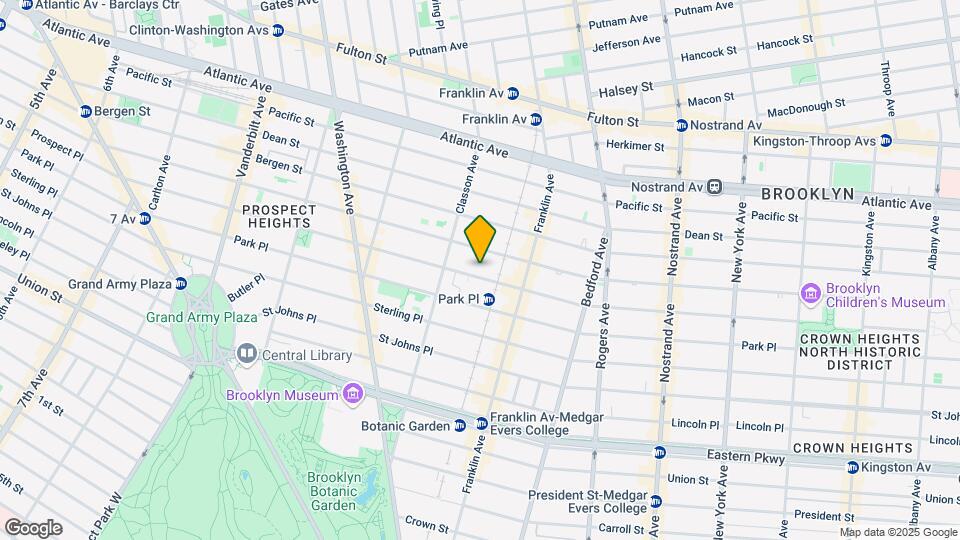 545 Prospect Pl Map and Location Details