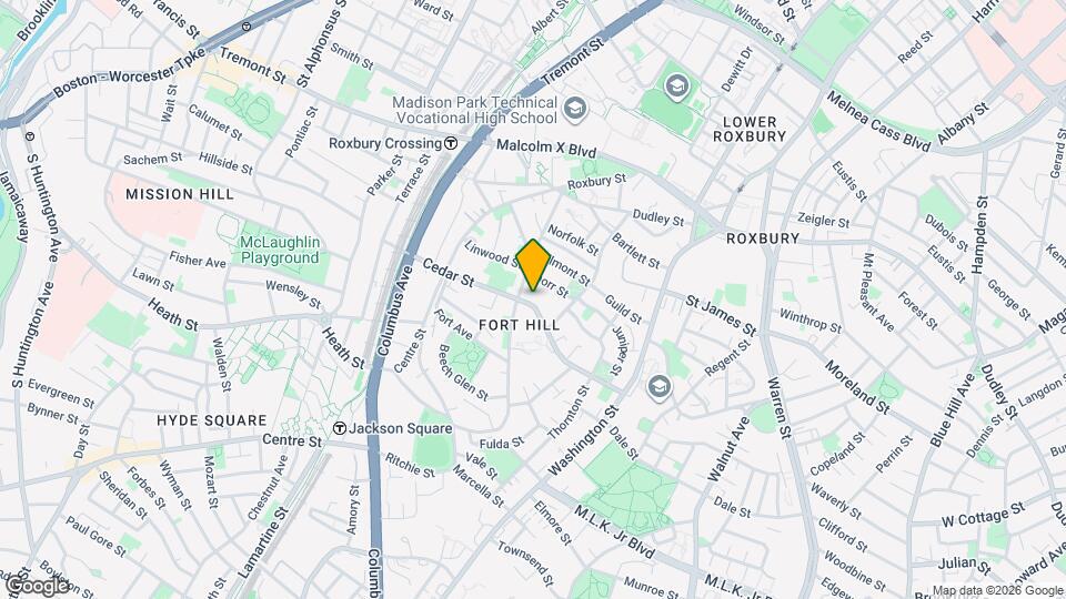 89 Cedar St Map and Location Details