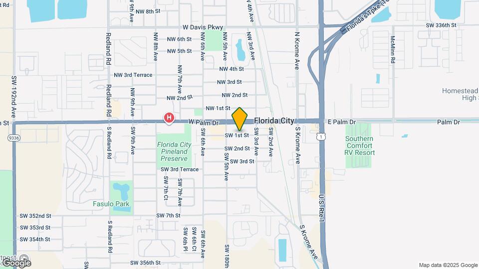 400 SW 1st St Map and Location Details