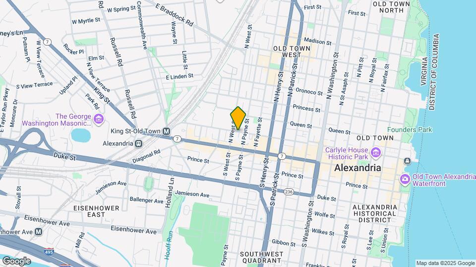 1316 Cameron St Map and Location Details