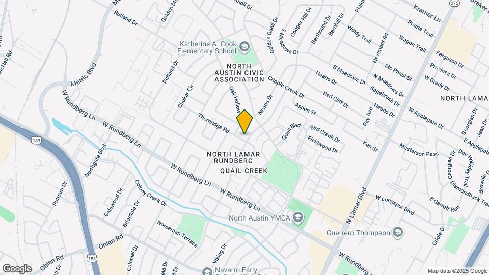 1302 Thornridge Rd, Unit A Map and Location Details