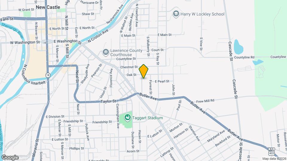 611 Raymond St Map and Location Details