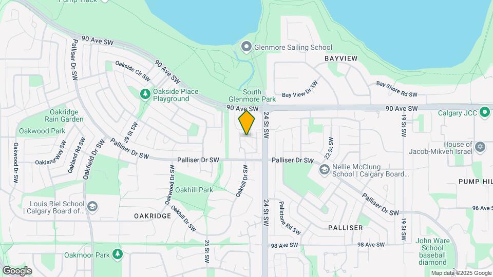 2520 Palliser Dr SW Map and Location Details