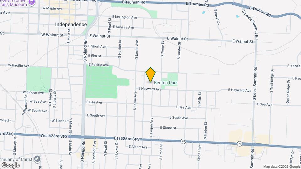 708 S Logan Ave Map and Location Details