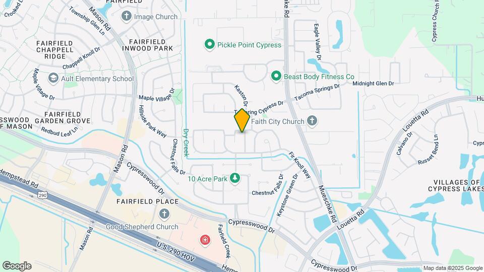 15011 Darby Retreat Ln Map and Location Details