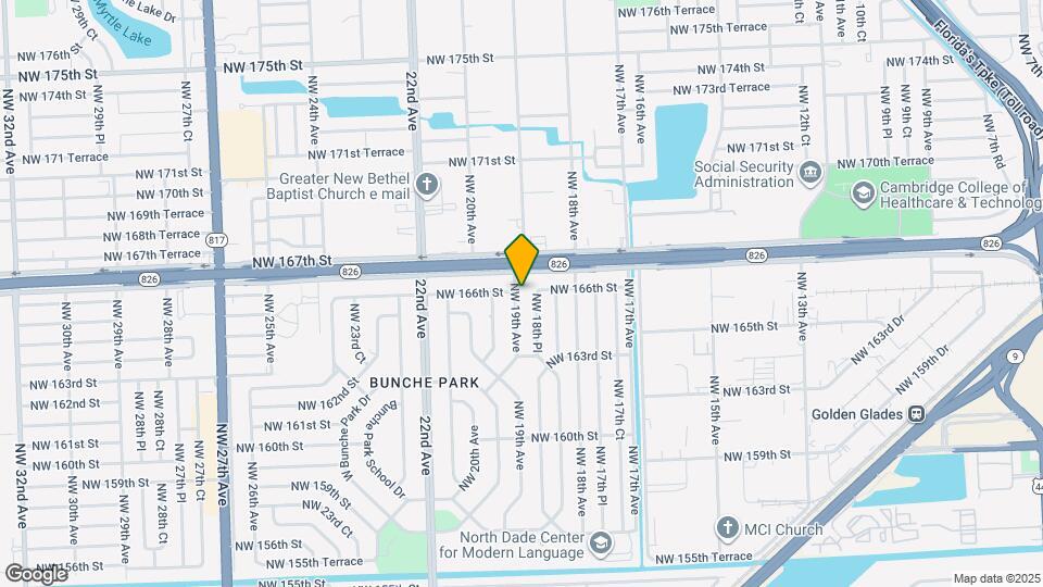 16561 NW 19th Ave Map and Location Details