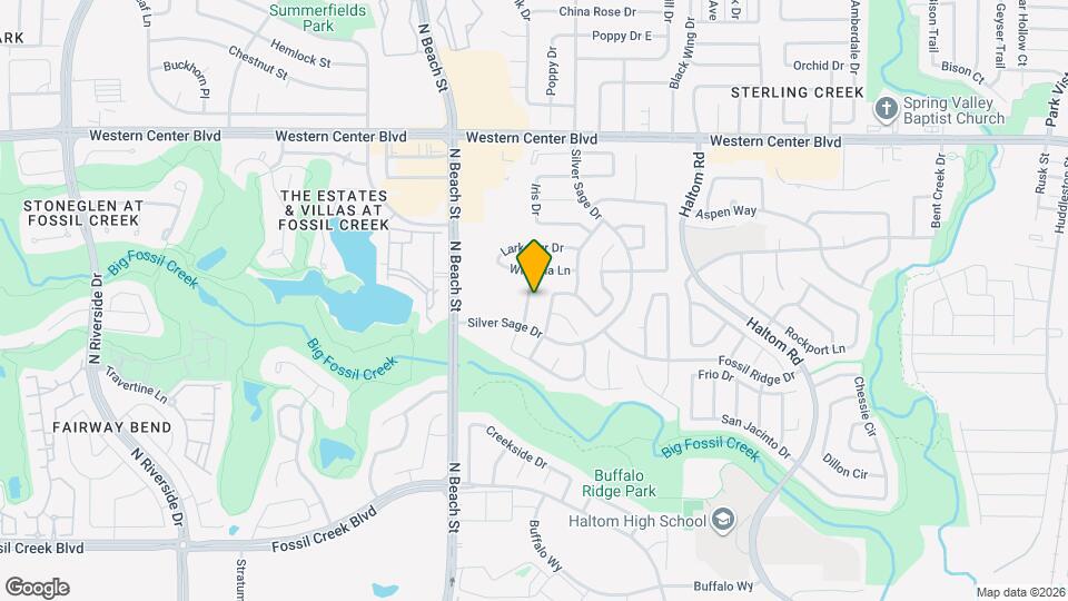 5816 Clear Creek Dr Map and Location Details