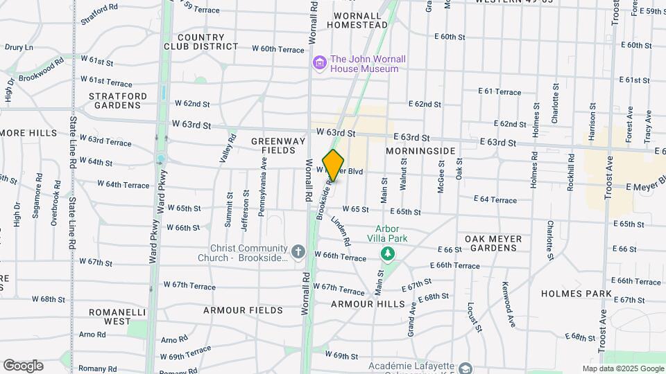 6417 Brookside Rd Map and Location Details