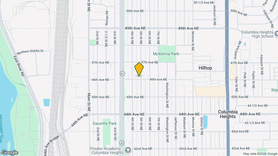 401 46th Ave NE, Unit 401 46th Ave NE Map and Location Details