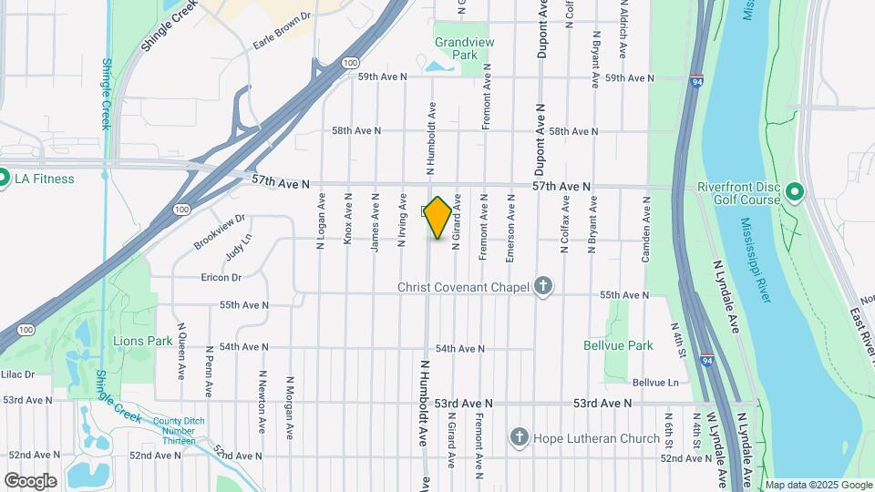 5568 N Humboldt Ave Map and Location Details