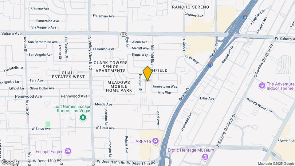 2805 Sultana St Map and Location Details