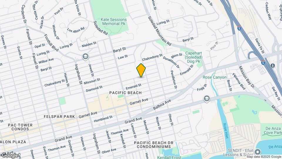 2049 Diamond St Map and Location Details