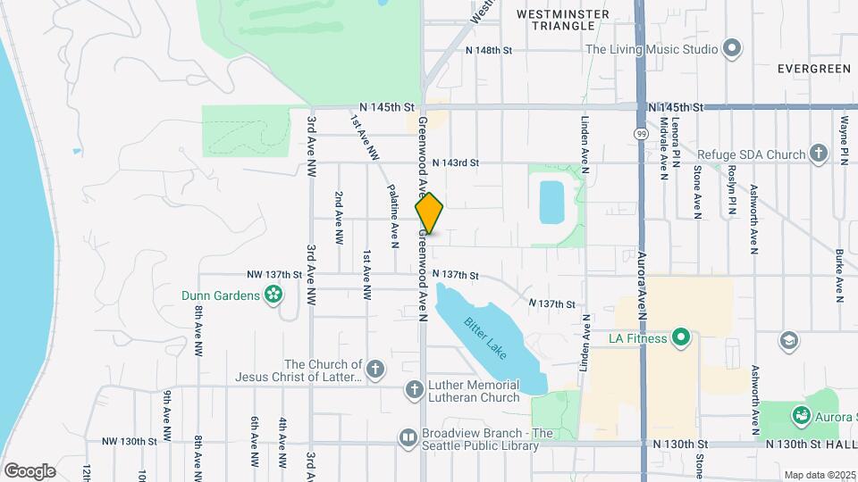 13802 Greenwood Ave N Map and Location Details