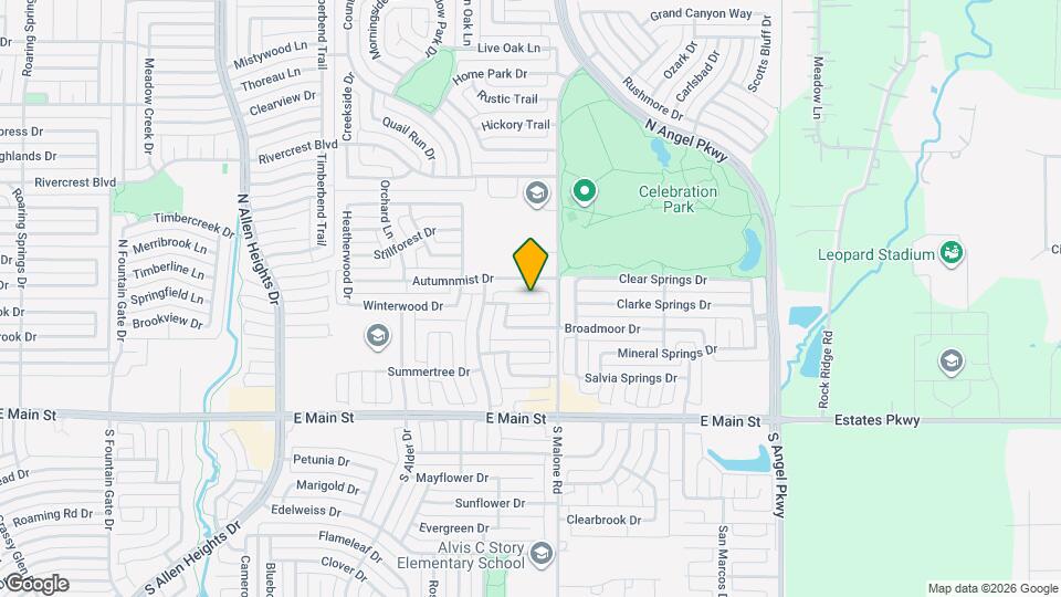 1525 Fallcreek Ct Map and Location Details