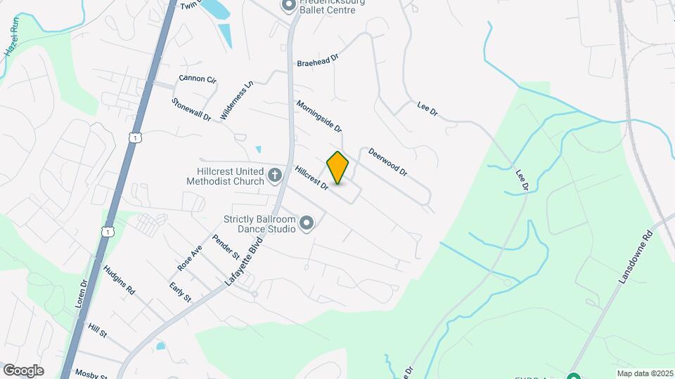 129 Hillcrest Dr Mapa y Detalles de la Ubicación