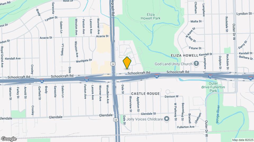 23842 Schoolcraft Rd Map and Location Details