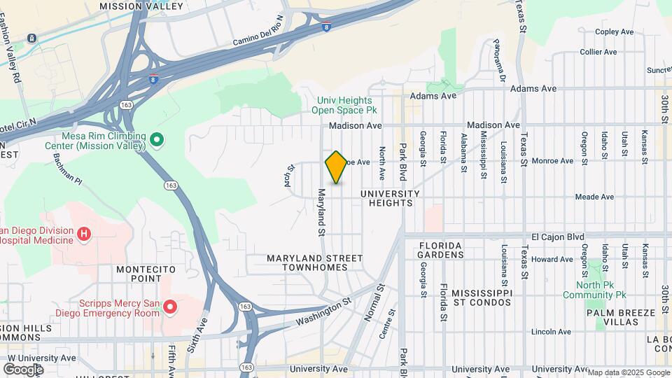 4430 Cleveland Ave Map and Location Details