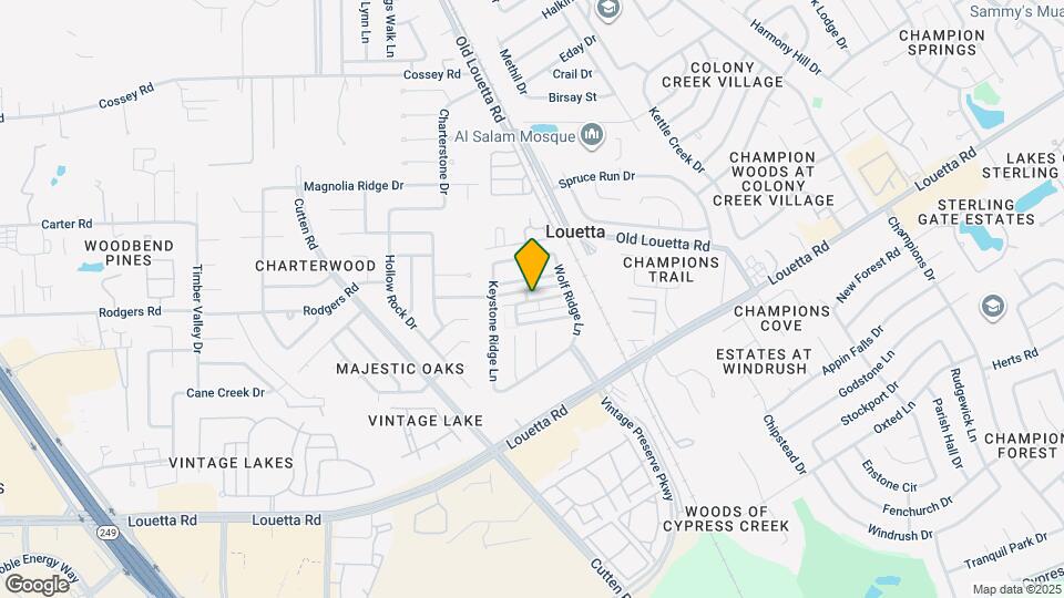 9202 Solvista Pass Ln Map and Location Details