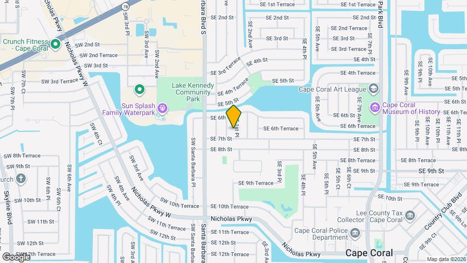 620 SE 1st Pl Map and Location Details