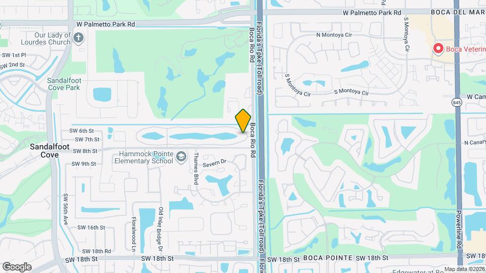 8029 Boca Rio Dr Map and Location Details