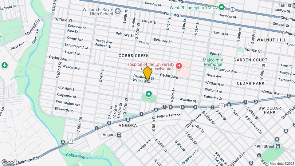 5552 Walton Ave Map and Location Details