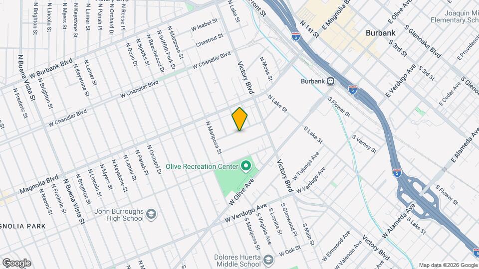 1024 W Palm Ave Map and Location Details