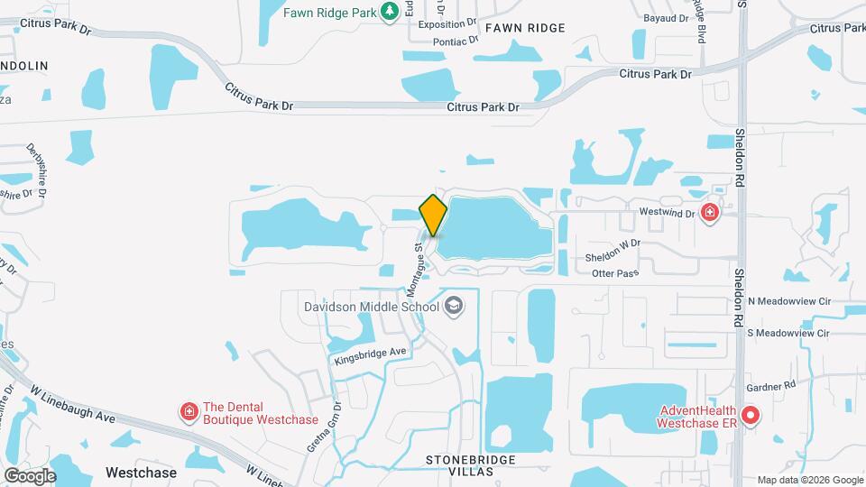 9388 Lake Chase Island Way, Unit 9388 Map and Location Details