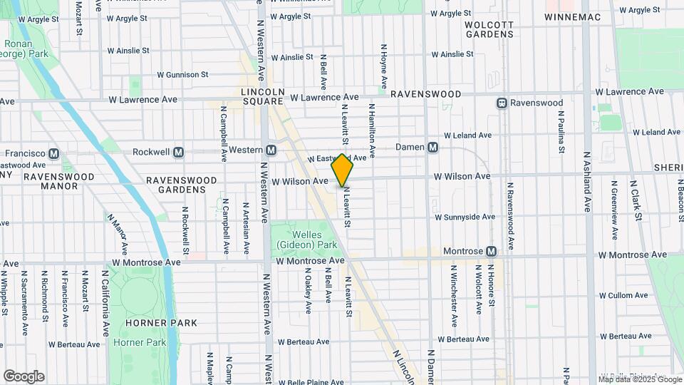 4540 N Leavitt St, Unit 2 Map and Location Details