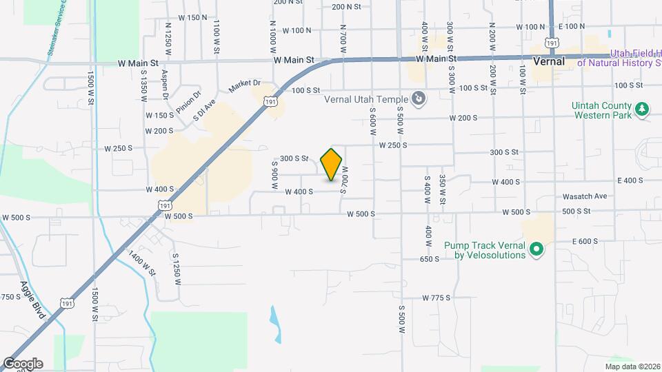 790 W 400 S Map and Location Details