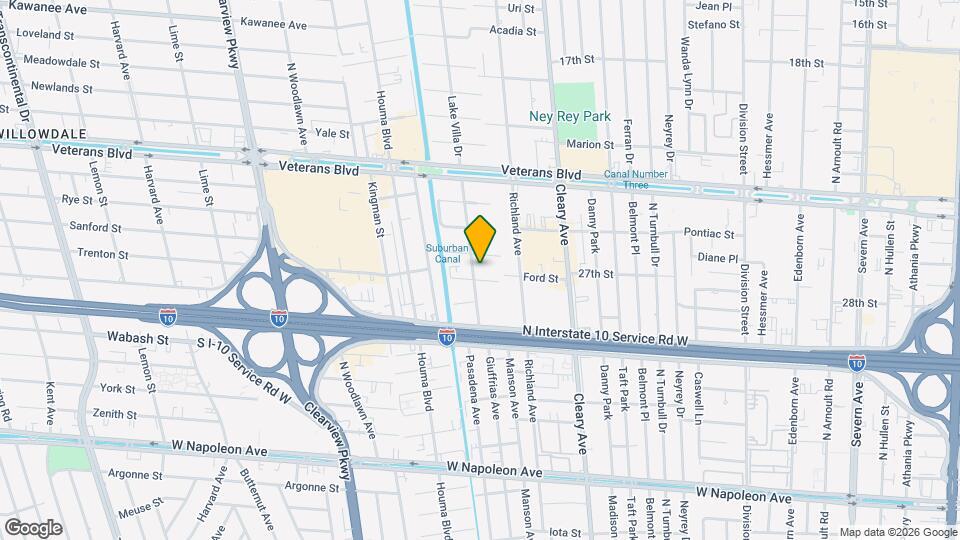 2909 Lake Villa Dr Mapa y Detalles de la Ubicación