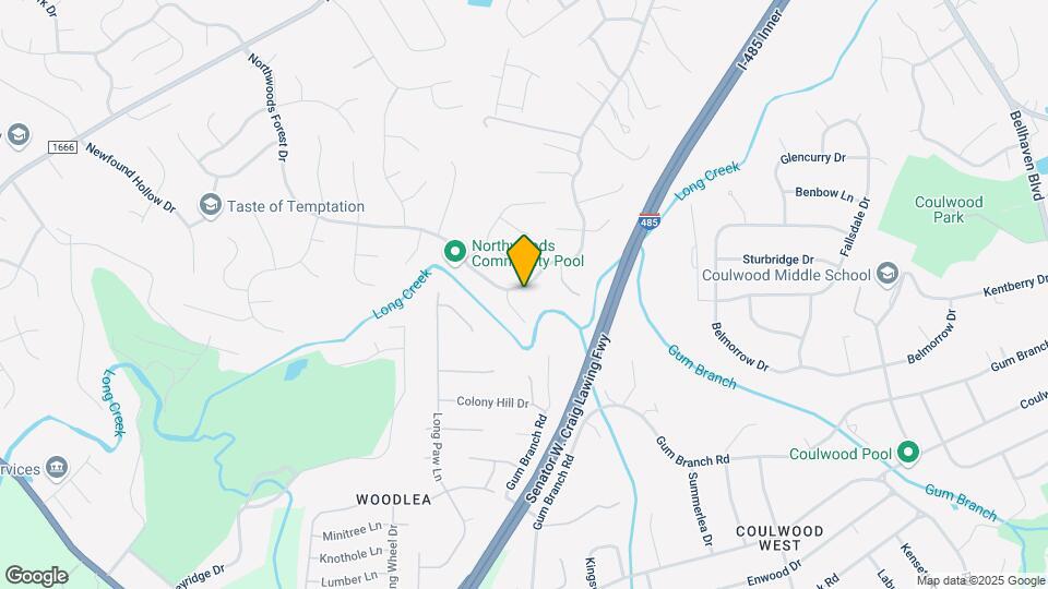 10021 Northwoods Forest Dr Map and Location Details